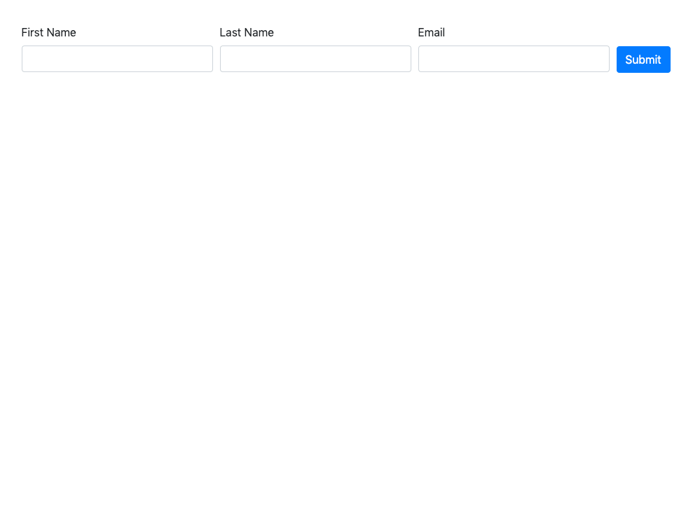 Creating horizontal forms in Pardot