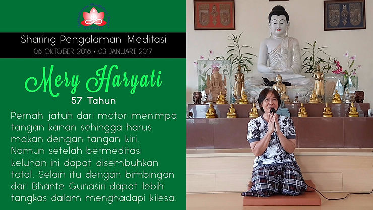 Pengalaman Meditasi Vipassanā Intensif 3 Bulan - MERY HARYATI