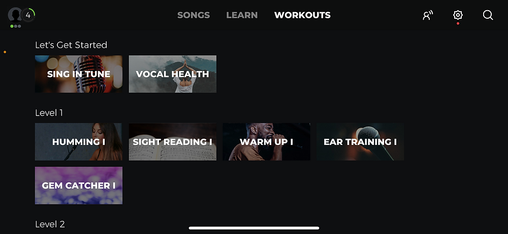 yousician app workouts