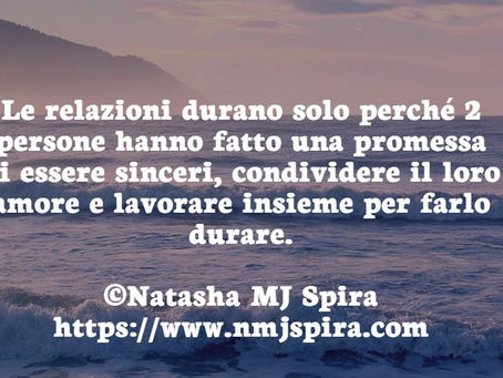 Le relazioni durano solo perchè...