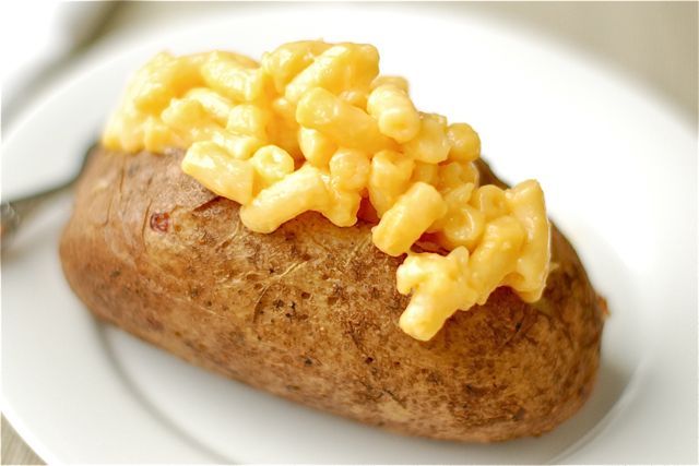 Mac & Cheese Stuffed Potato content media