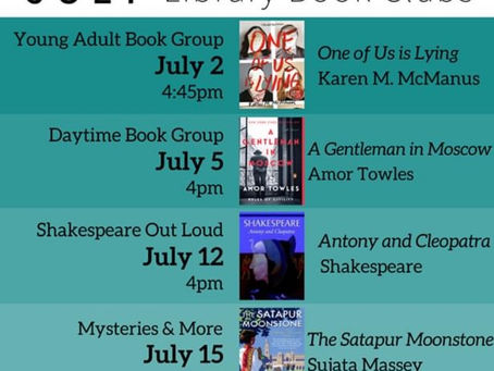July Book Clubs