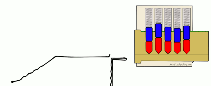 Show you how to use a hairpin to pick a lock content media