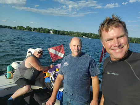 Pine Lake 7/28 Scuba Dive - deep and cold