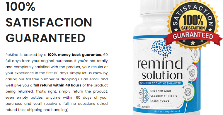 ReMind Solution Pills, Review: Ingredients, Uses, Work, Cost and Where to Buy? content media