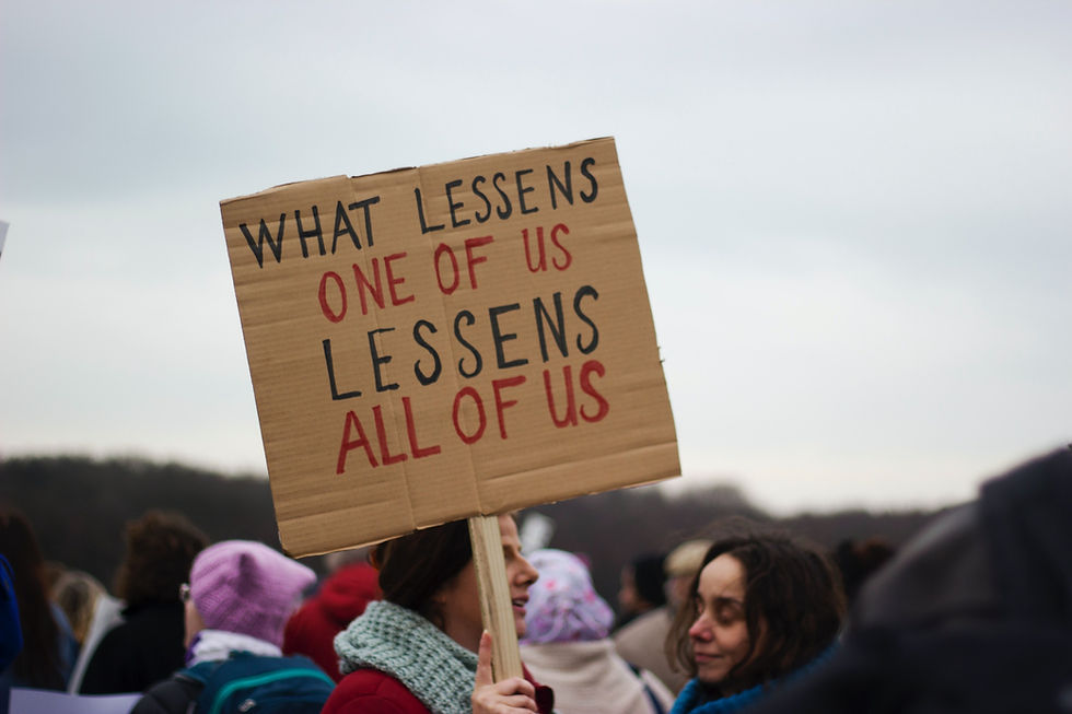 "What lessens one of us lessens all of us"