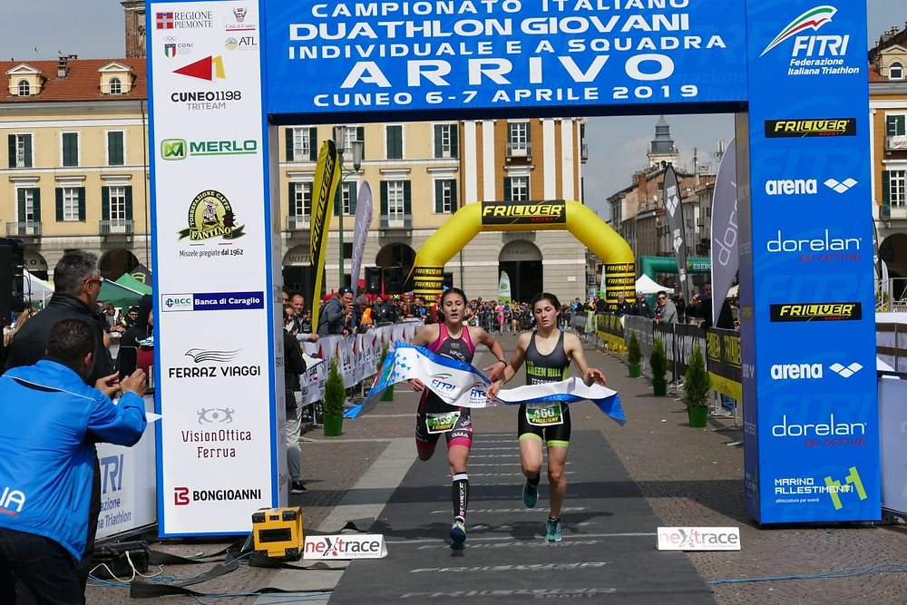 Valentina Rosamilia Campionessa Italiana Duatlon Giovani 2019