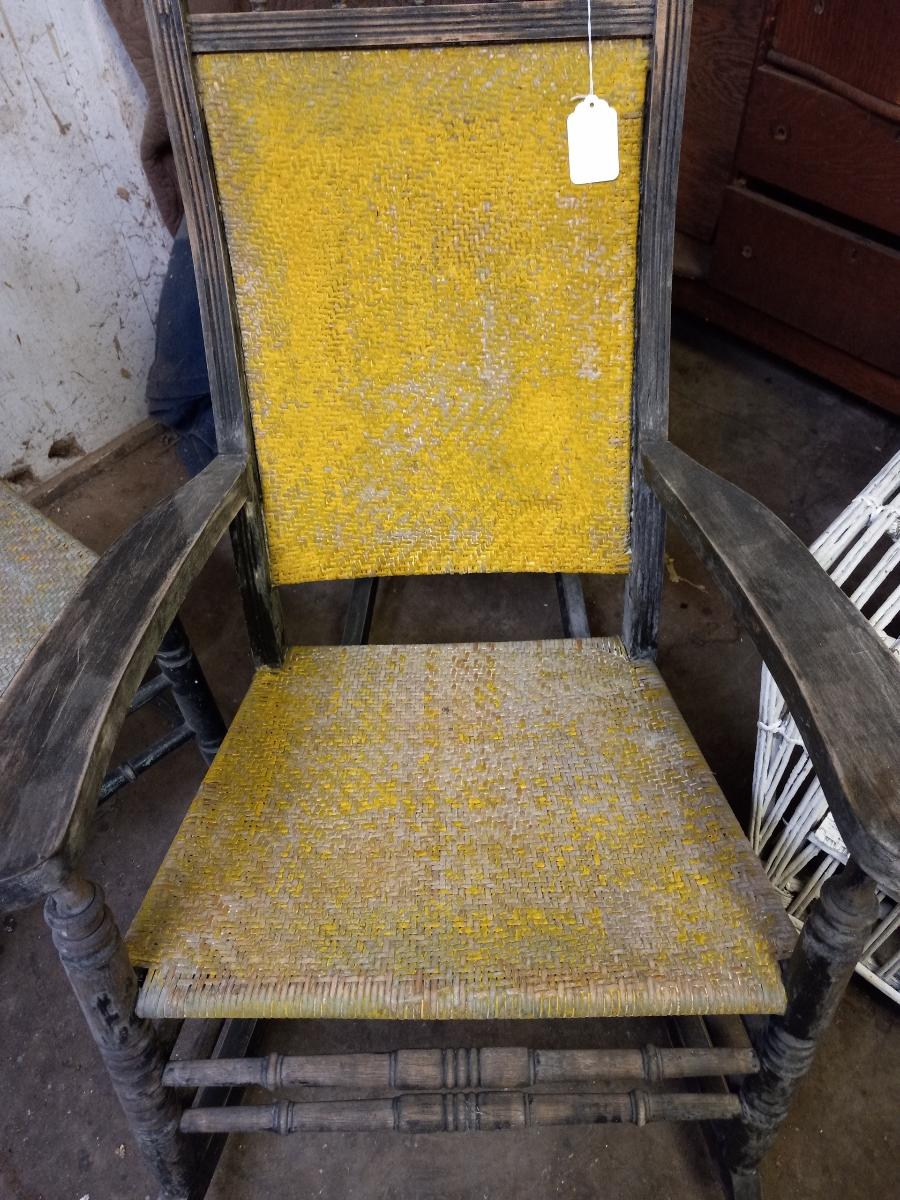 Porch rocker weaving frame
content media