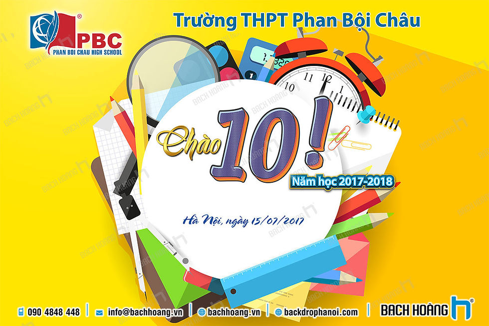 Phông Họp Lớp - Class Meeting Backdrop