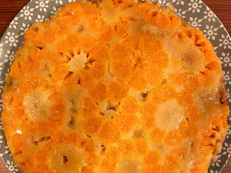 Cardamon Flavored Upside Down Cake