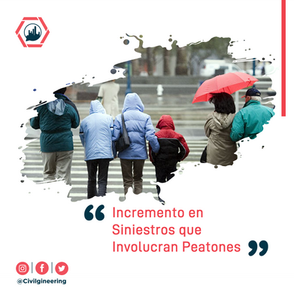 Incremento en Siniestros que Involucran Peatones