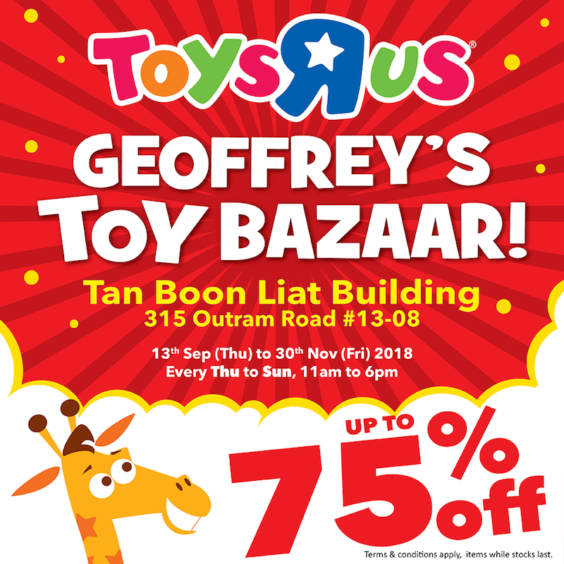 Massive Toys “R” Us sale from now to 30 Nov, up to 75% off!!!!!! content media