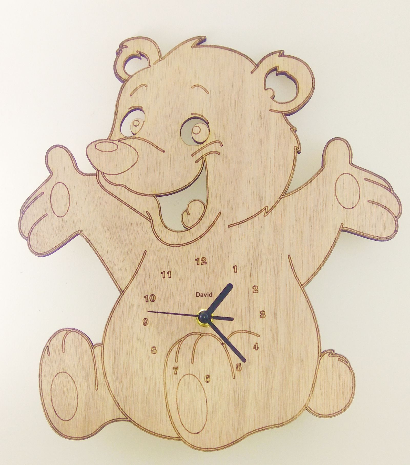 New Clock for kids! " Bear cub" content media
