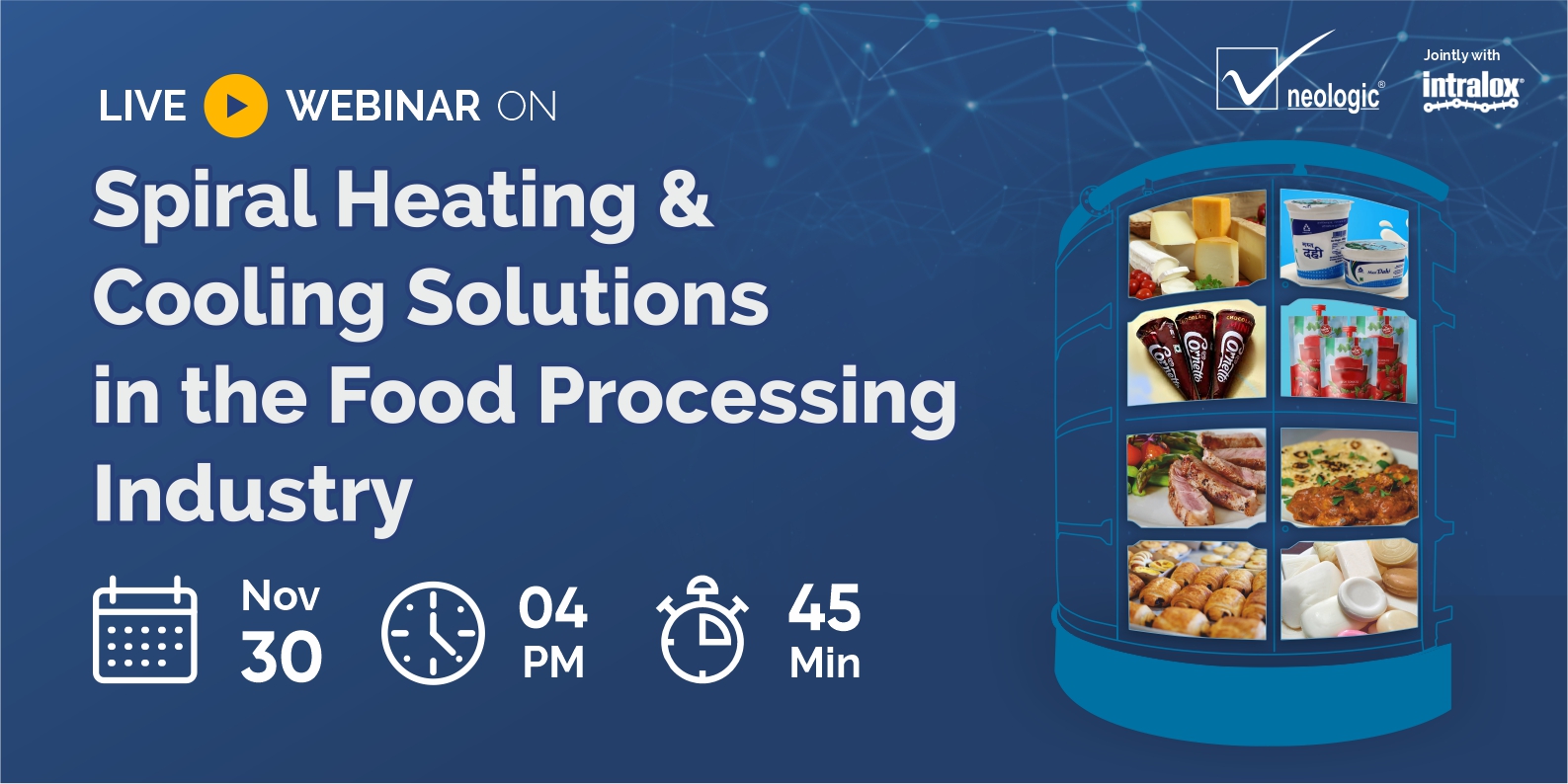 Spiral Heating & Cooling Solutions in the Food Processing Industry content media
