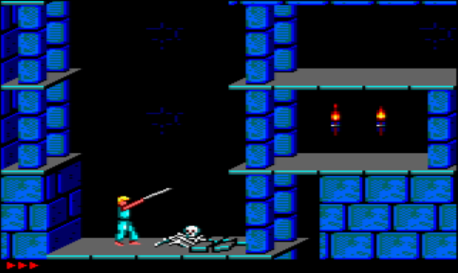 Prince of Persia on the Amstrad CPC 464