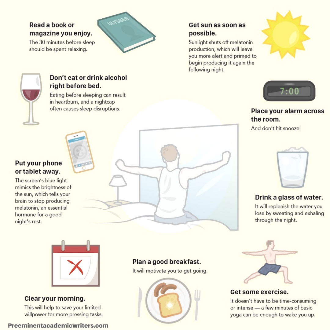 How To wake up early content media