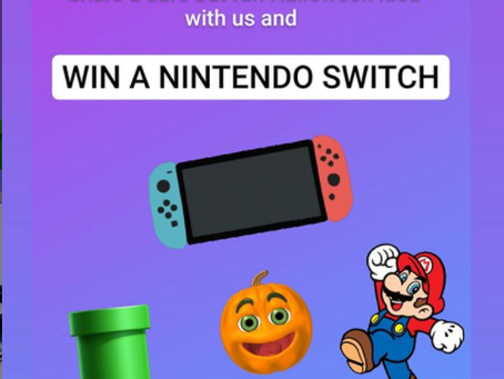 Trick or Treat.... Nintendo Switch Giveaway!