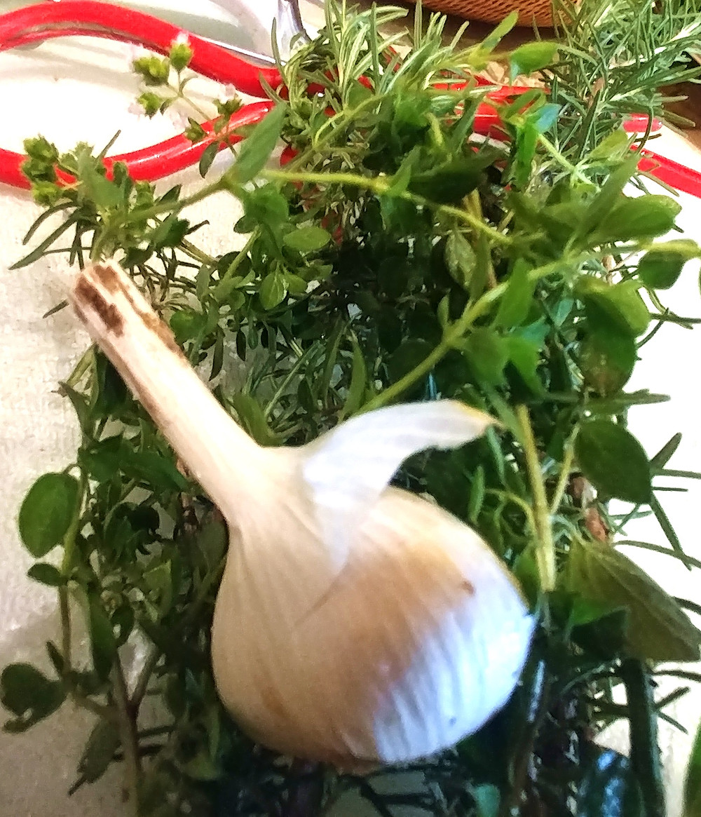 Garlic rosemary and oregano