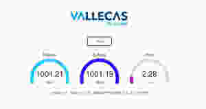 Se puede observar una latencia de 2,28 ms y unas velocidades de subida y bajada de 1Gb