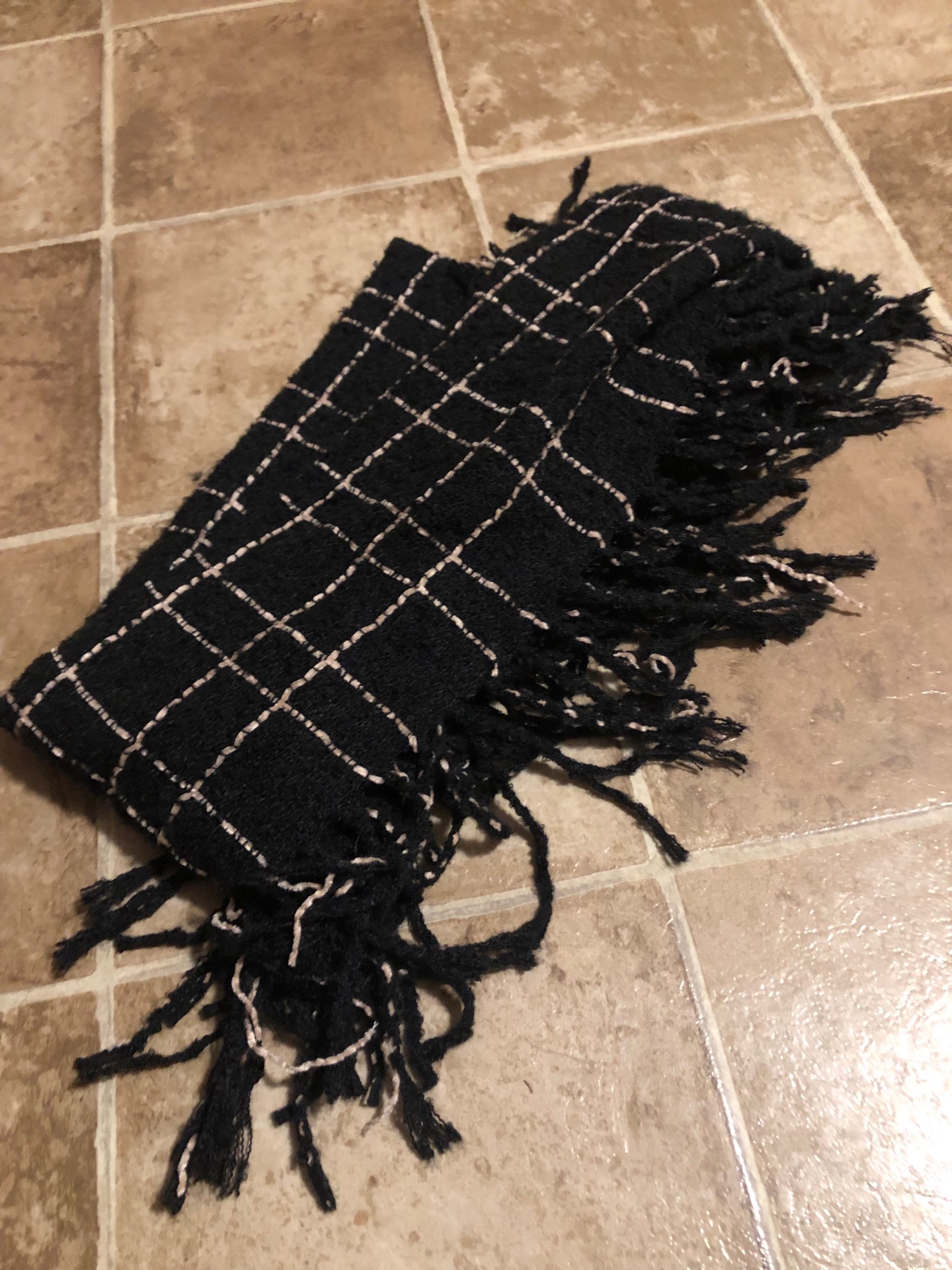 Scarf left at Christmas craft party content media