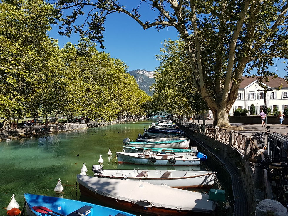 Canals of Lake Annecy