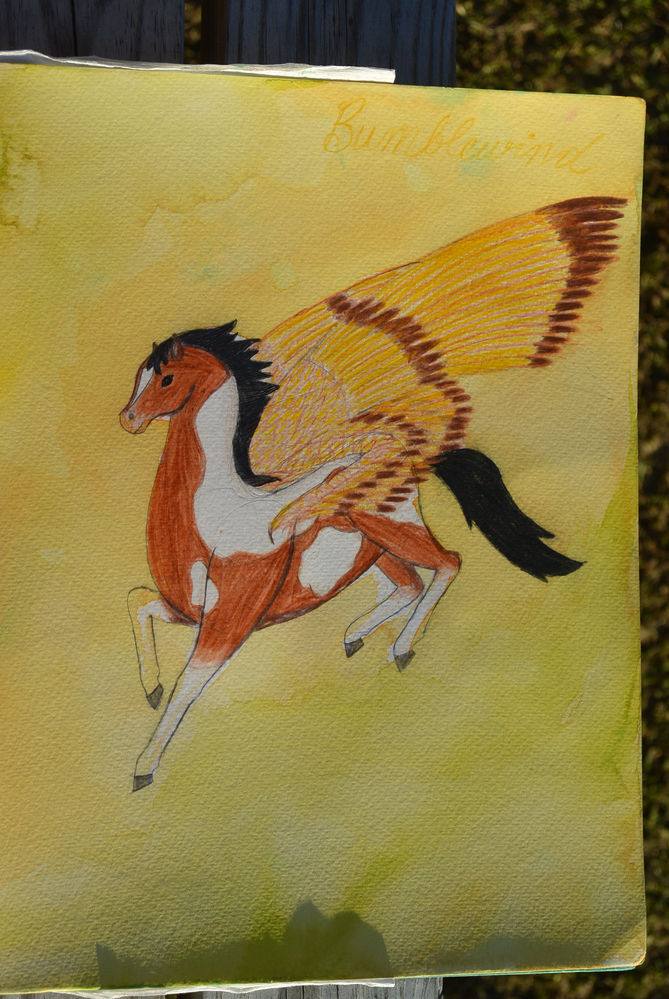 Bumblewind and Dewberry FAN ART (now with watercolor backgrounds) | theguardianherd