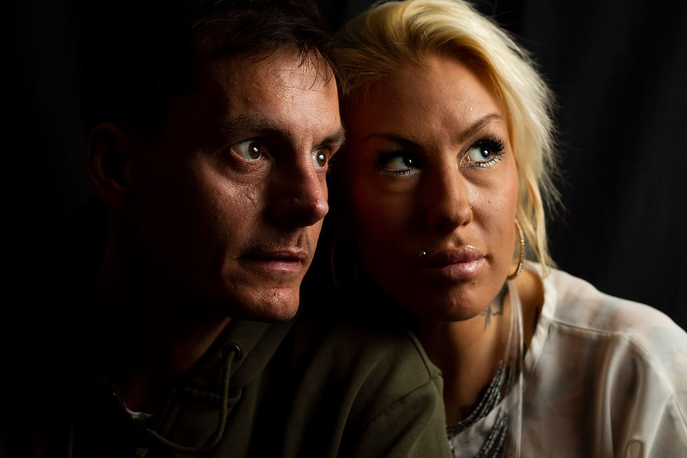 Fotade Cribba och Ellie