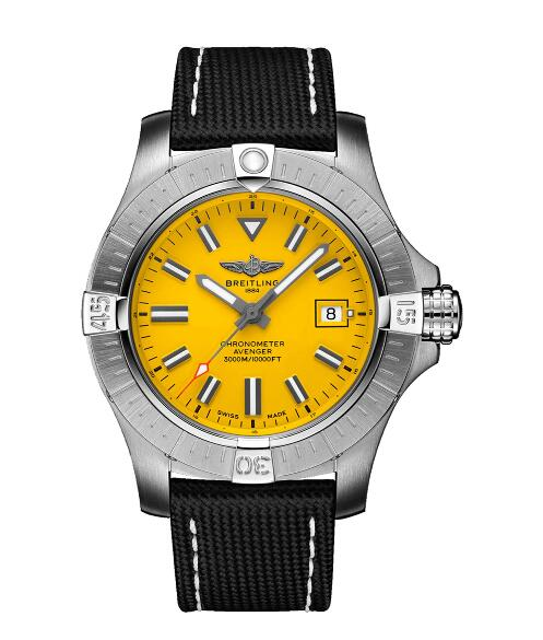 Replica Breitling AVENGER AUTOMATIC 45 SEAWOLF A17319101I1X1 Men Watch content media