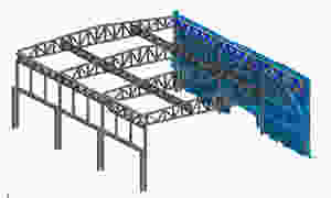 Ingeniería inversa de estructuras industriales - arquitectura con escaner laser 3D - nube de puntos