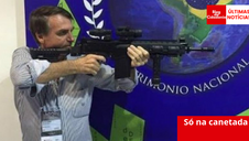 Decreto que flexibiliza posse de arma sai este mês, diz Bolsonaro