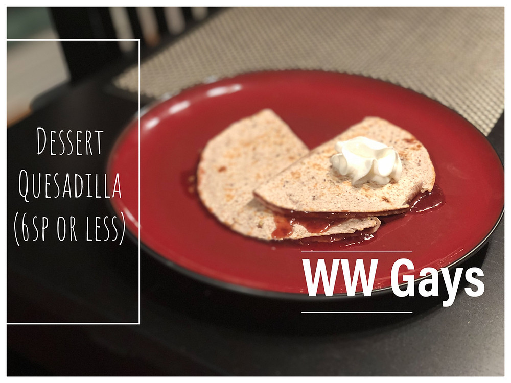 Dessert Quesadilla
