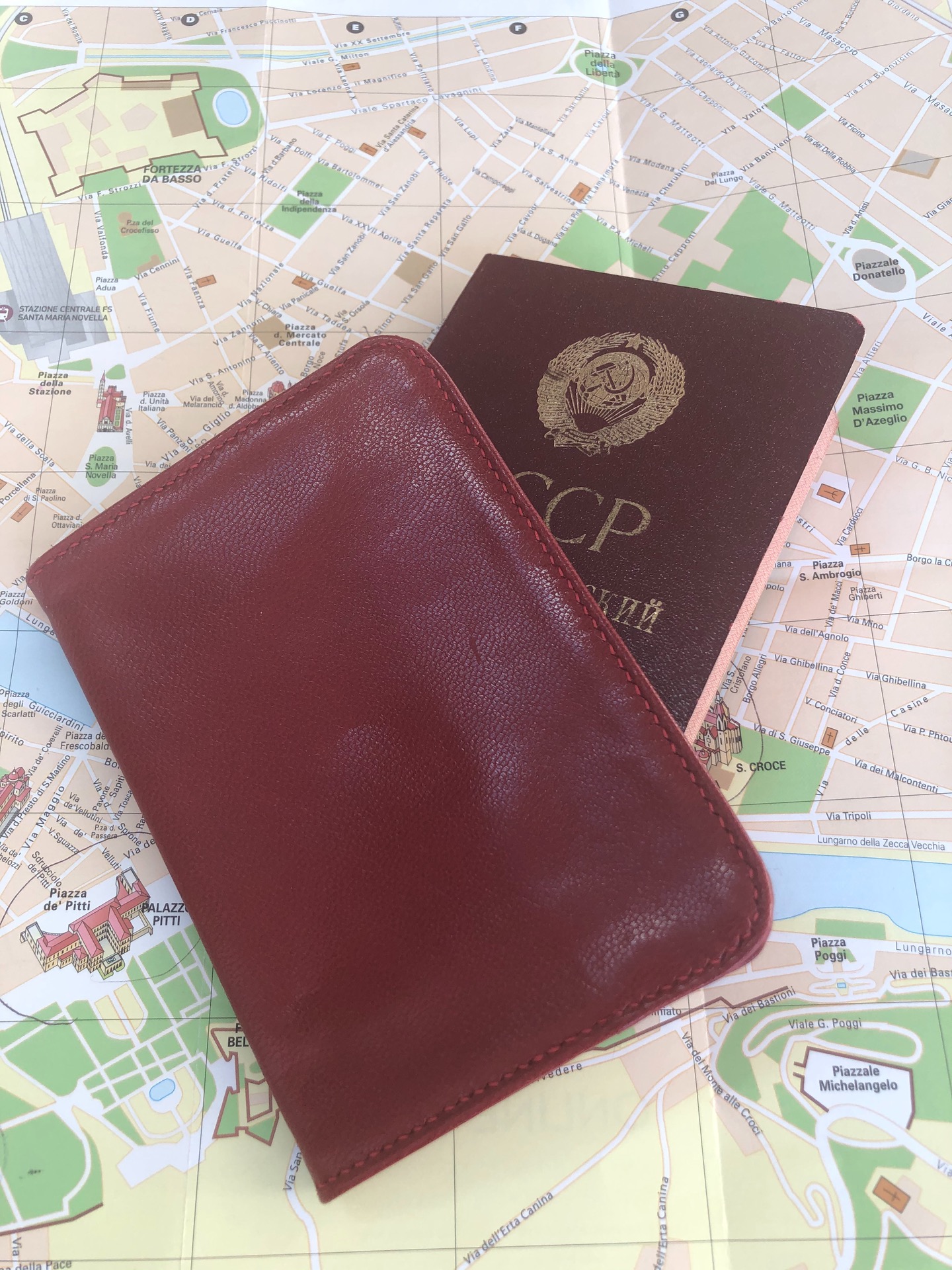 My turned edge passport cover - version 2 & final... content media