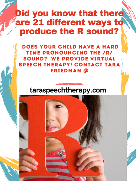 Did you know that there 21 different ways to produce the /r/ sound?
