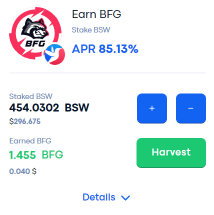 BFG Launchpool on Biswap content media