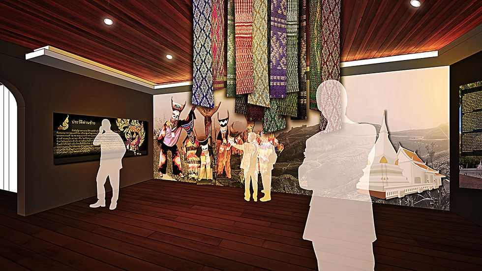 A province-wide museum renovation project covering six cultural sites in Loei, redesigned to strengthen storytelling, identity, and visitor experience.