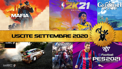 Uscita giochi mese Settembre
