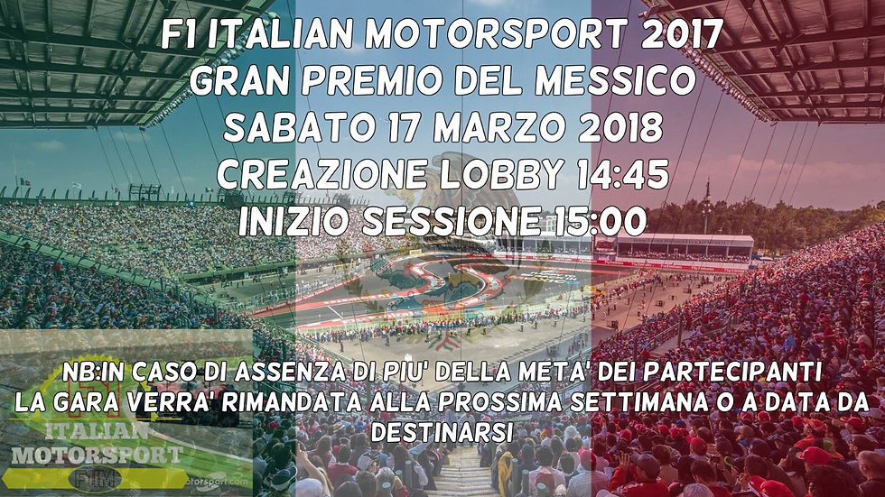 Gran Premio del Messico - F1IM2017
