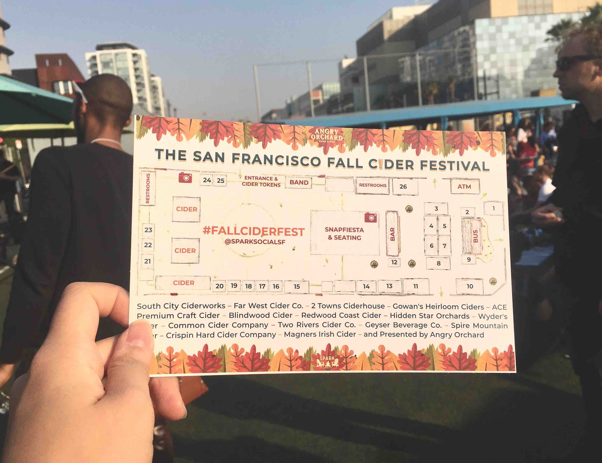 SF cider fest map