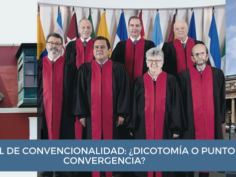         CONTROL DE CONVENCIONALIDAD: ¿DICOTOMÍA O PUNTO DE CONVERGENCIA?