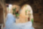 The medieval streets of Horta de Sant Joan leading to the Picasso Museum