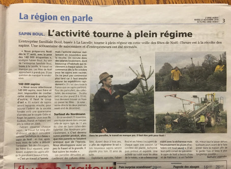 Nous voici dans l orne hebdo!!