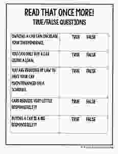 5 true false questions about buying a car