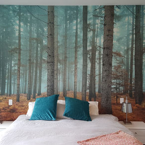 Bedroom Forest Wallpaper
