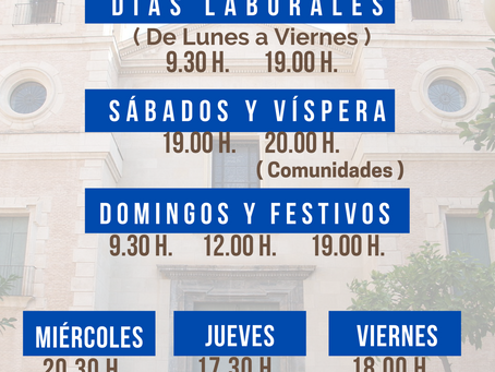 HORARIOS ( Invierno 2020 )
