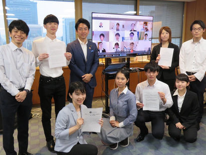 小泉環境大臣との意見交換会に出席!!