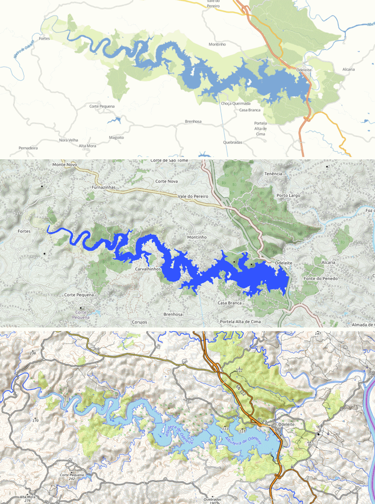 L'Odeleite, la Rivière du Dragon Bleu au Portugal