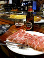 Jamon Serrano y Cerveza, the best what you can eat and drink after a long sightseeing in Madrid