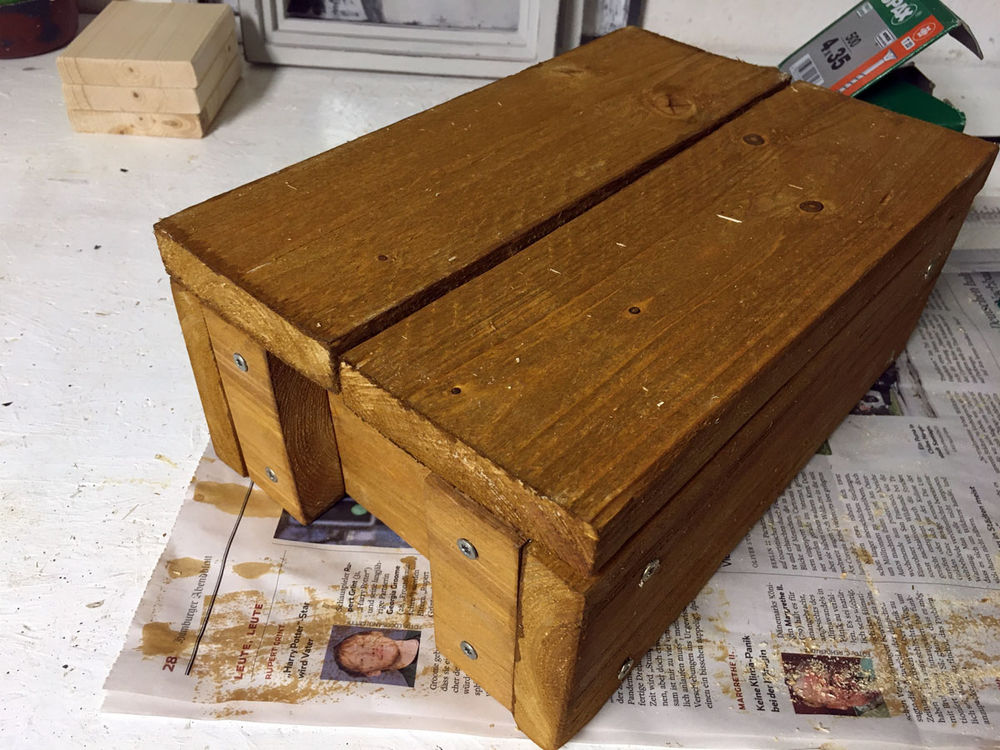 Holzkiste Mit Deckel Selber Bauen Anleitung DIY - HOLZKISTE SELBER BAUEN