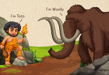 Woolly, the baby mammoth