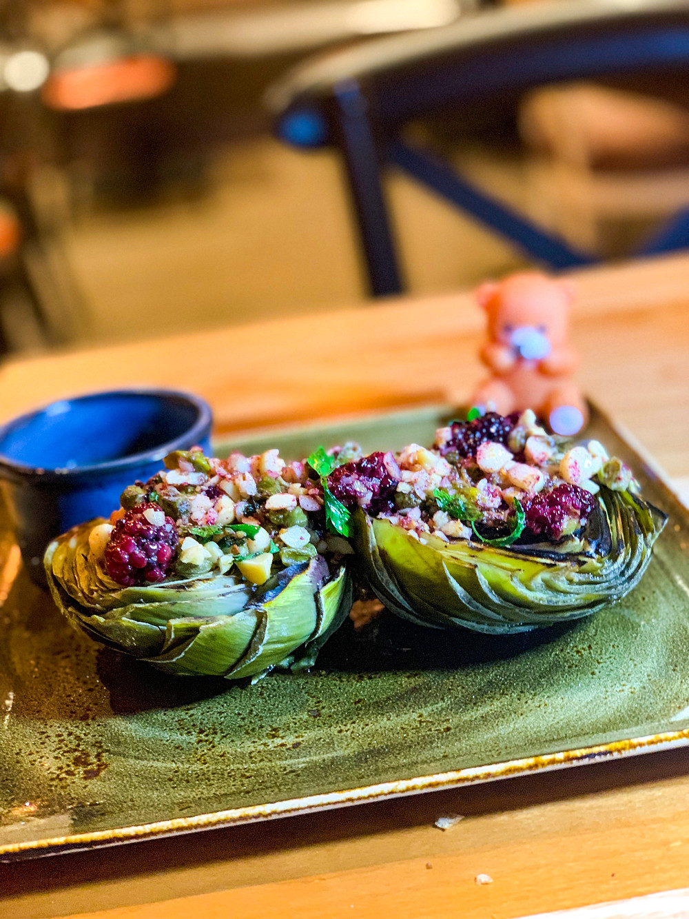 Organic Artichoke at Table 55